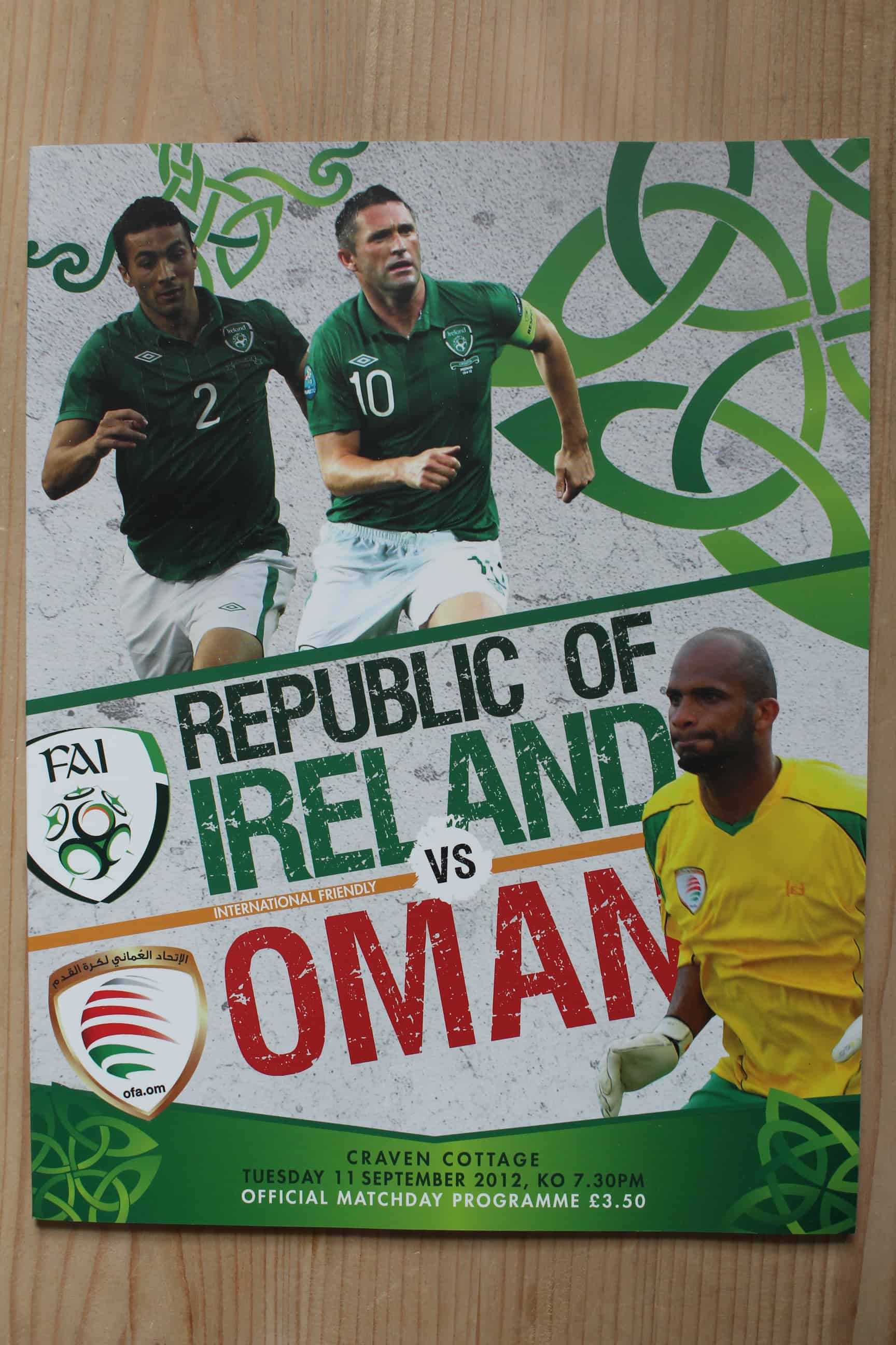 Republic Of Ireland v Oman